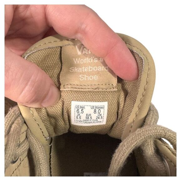 Vans SK8-Hi Reissue (Leather) Ballistic Men's‎ Size US 6.5 (ladies US 8) - Picture 7 of 7